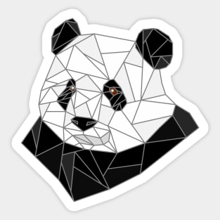 Panda Stained Glass Sticker